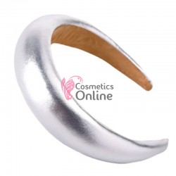 Bentita deosebita pentru par color Cod TTG28 Argintiu metalizat